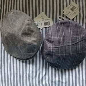 Two Newsboy hats size  3 to 6 months  new with tags